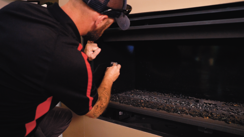 Gas Log Fireplace Repair - Nashville TN - Ashbusters Chimney Service