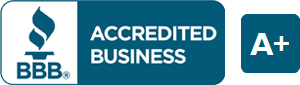Logo Graphic that says BBB Accredited Business A plus